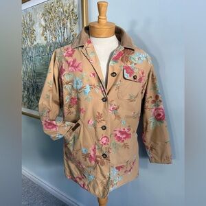 Y2K / early 2000s vintage L.L.Bean floral barn jacket